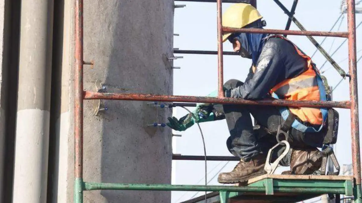 14por ciento de avance en línea del metro